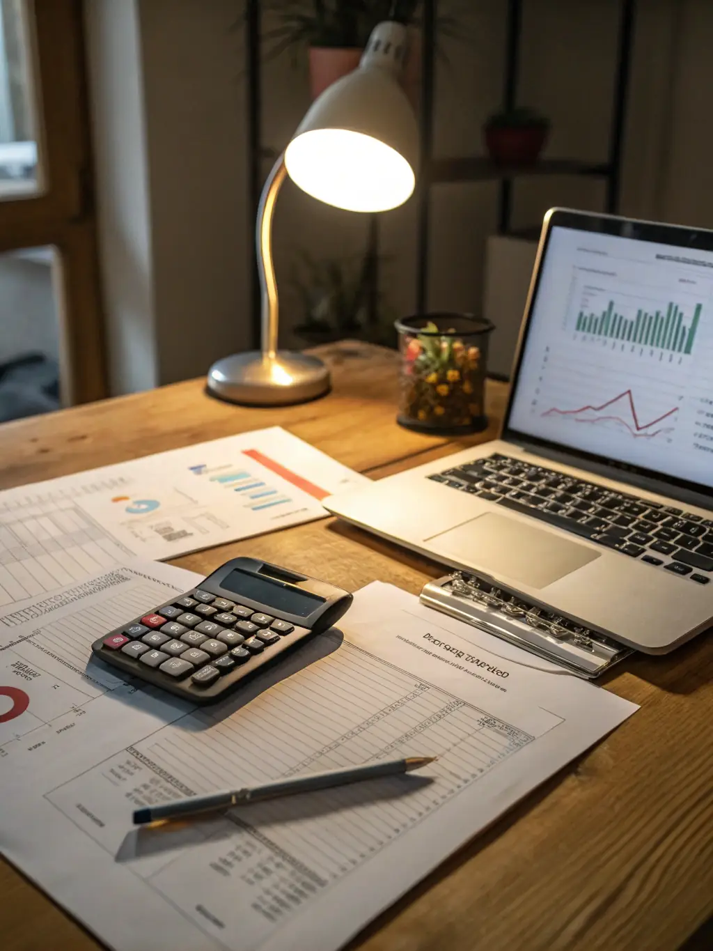 A high-quality image depicting the due diligence process during a merger and acquisition, showcasing data analysis and financial modeling.