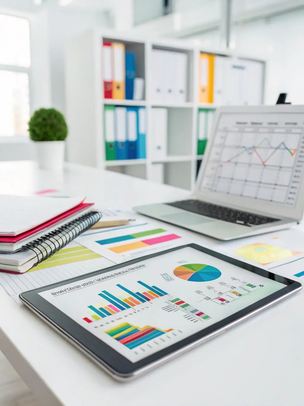 An image of a business undergoing a positive transformation, with before-and-after visuals showcasing improvements in processes and performance.